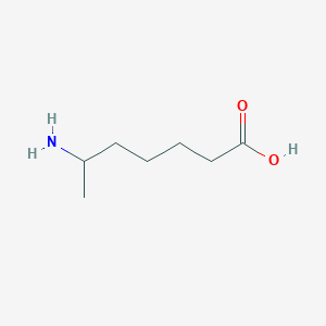 molecular formula C7H15NO2 B13242910 6-Aminoheptanoic acid 