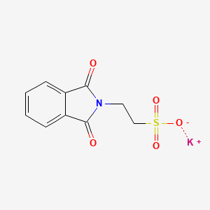 molecular formula C10H8KNO5S B1324293 2-(1,3-dioxo-1,3-dihydro-2H-isoindol-2-yl)ethanesulfonate potassium CAS No. 91893-72-0