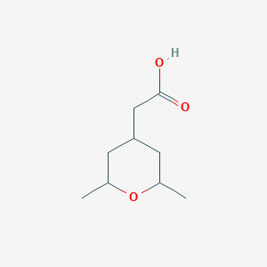 (2,6-Dimethyltetrahydro-2H-pyran-4-yl)acetic acid