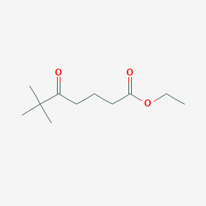 molecular formula C11H20O3 B1324297 Ethyl 6,6-dimethyl-5-oxoheptanoate CAS No. 569685-78-5