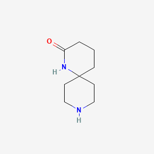 molecular formula C9H16N2O B1324300 1,9-Diazaspiro[5.5]undecan-2-one CAS No. 1158749-97-3