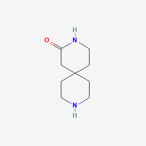 molecular formula C9H16N2O B1324301 3,9-Diazaspiro[5.5]undecan-2-one CAS No. 867006-20-0