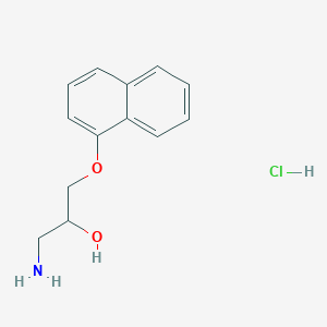 molecular formula C13H16ClNO2 B132431 Nor Propranolol Hydrochloride CAS No. 62618-09-1