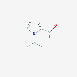 molecular formula C9H13NO B1324330 1-sec-Butyl-1H-pyrrole-2-carbaldehyde CAS No. 41937-62-6