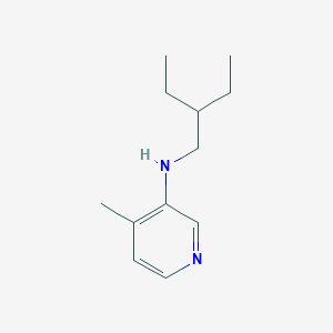 molecular formula C12H20N2 B13243308 N-(2-ethylbutyl)-4-methylpyridin-3-amine 