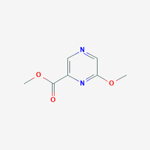 molecular formula C7H8N2O3 B1324333 6-甲氧基-2-吡嗪甲酸甲酯 CAS No. 23813-24-3