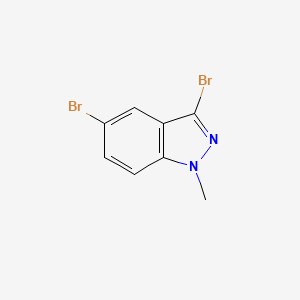 molecular formula C8H6Br2N2 B1324339 3,5-Dibromo-1-methyl-1H-indazole CAS No. 52088-11-6