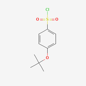 molecular formula C10H13ClO3S B13243401 4-(Tert-butoxy)benzene-1-sulfonyl chloride 