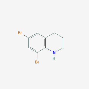 molecular formula C9H9Br2N B1324348 6,8-Dibromo-1,2,3,4-tetrahydroquinoline CAS No. 190843-73-3