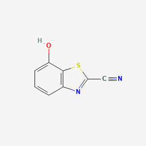 molecular formula C8H4N2OS B1324351 7-Hydroxybenzo[d]thiazole-2-carbonitrile CAS No. 7267-37-0