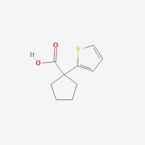 molecular formula C10H12O2S B1324358 1-(2-Thienyl)cyclopentanecarboxylic acid CAS No. 202737-46-0