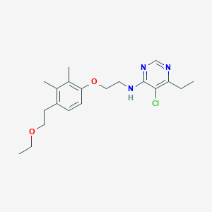 molecular formula C20H28ClN3O2 B132436 Pyrimidifen CAS No. 105779-78-0