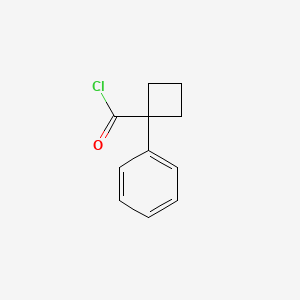 molecular formula C11H11ClO B1324360 1-苯基环丁烷甲酰氯 CAS No. 4620-67-1