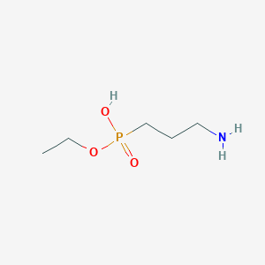 molecular formula C5H14NO3P B13243625 (3-Aminopropyl)(ethoxy)phosphinic acid 