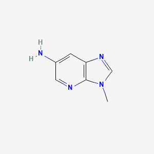 molecular formula C7H8N4 B1324367 3-甲基-3H-咪唑并[4,5-b]吡啶-6-胺 CAS No. 1186310-95-1