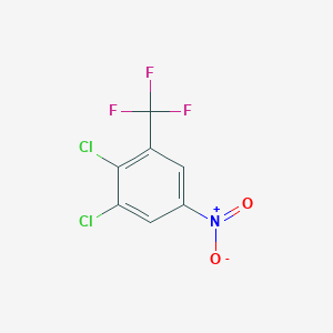 molecular formula C7H2Cl2F3NO2 B1324382 1,2-二氯-5-硝基-3-(三氟甲基)苯 CAS No. 400-65-7