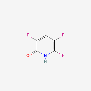molecular formula C5H2F3NO B1324384 3,5,6-Trifluoro-2-hydroxypyridine CAS No. 75777-49-0