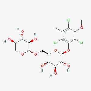 molecular formula C19H25Cl3O11 B132439 Curculigine C CAS No. 143601-11-0