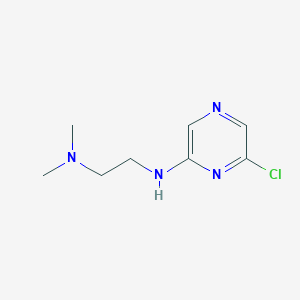 molecular formula C8H13ClN4 B1324392 N1-(6-Chloropyrazin-2-yl)-N2,N2-dimethylethane-1,2-diamine CAS No. 1219957-55-7