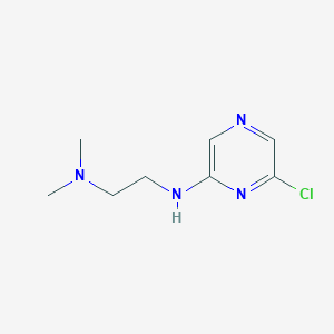 molecular formula C8H13ClN4 B1324392 N1-(6-氯-2-吡嗪基)-N2,N2-二甲基-1,2-乙二胺 CAS No. 1219957-55-7