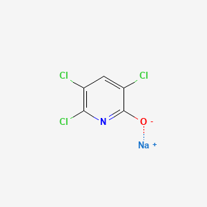 molecular formula C5H2Cl3NNaO B1324437 Sodium 3,5,6-trichloropyridin-2-olate CAS No. 37439-34-2