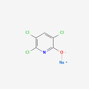 molecular formula C5HCl3NNaO B1324437 Sodium 3,5,6-trichloropyridin-2-olate CAS No. 37439-34-2
