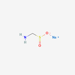 molecular formula CH4NNaO2S B1324438 Sodium aminomethanesulphinate CAS No. 84195-73-3