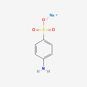 molecular formula C6H6NNaO3S B1324449 Sodium sulfanilate CAS No. 515-74-2