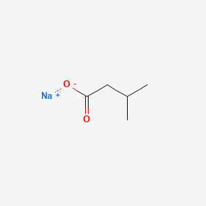 molecular formula C5H9NaO2 B1324468 Sodium isovalerate CAS No. 539-66-2