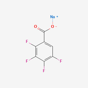 molecular formula C7HF4NaO2 B1324473 Sodium 2,3,4,5-tetrafluorobenzoate CAS No. 67852-79-3