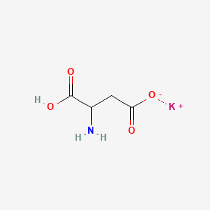 molecular formula C4H6KNO4 B1324476 DL-天冬氨酸氢钾 CAS No. 923-09-1