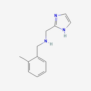 molecular formula C12H15N3 B13244772 (1H-Imidazol-2-ylmethyl)[(2-methylphenyl)methyl]amine 