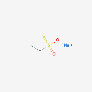 molecular formula C2H5NaO2S2 B1324481 乙硫磺酸钠 CAS No. 31999-88-9