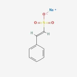 molecular formula C8H7NaO3S B1324485 Sodium 2-phenylethylene-1-sulphonate CAS No. 2039-44-3
