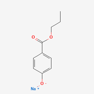 molecular formula C10H11NaO3 B1324495 Propylparaben Sodium CAS No. 35285-69-9