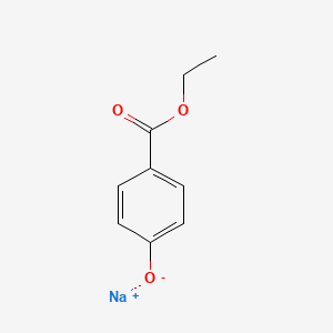 molecular formula C9H10O3.Na<br>C9H10NaO3 B1324501 SODIUM ETHYL p-HYDROXYBENZOATE CAS No. 35285-68-8