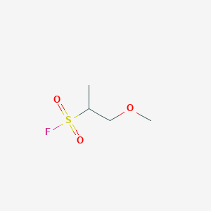 molecular formula C4H9FO3S B13245193 1-Methoxypropane-2-sulfonyl fluoride 