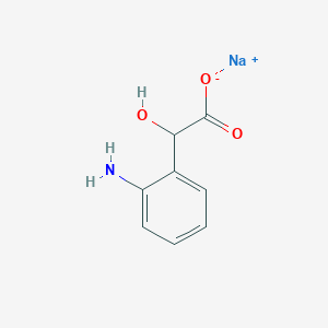 molecular formula C8H8NNaO3 B1324523 Sodium 2-(2-aminophenyl)-2-hydroxyacetate CAS No. 39588-85-7