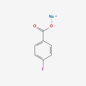 molecular formula C7H5FNaO2 B1324528 Sodium 4-fluorobenzoate CAS No. 499-90-1
