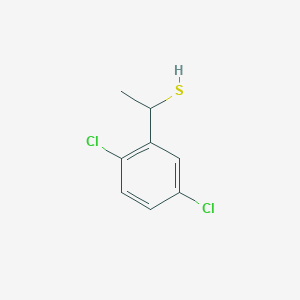 molecular formula C8H8Cl2S B13245302 1-(2,5-Dichlorophenyl)ethane-1-thiol CAS No. 1039964-41-4