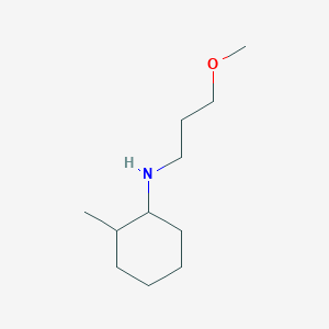 molecular formula C11H23NO B13245396 N-(3-methoxypropyl)-2-methylcyclohexan-1-amine 