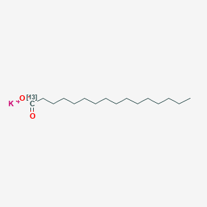 molecular formula C16H31KO2 B1324541 Potassium palmitate, 1-C-13 CAS No. 201612-58-0