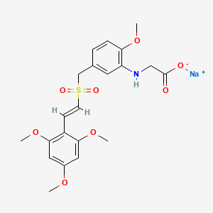 molecular formula C21H24NNaO8S B1324544 Rigosertib Sodium CAS No. 592542-60-4