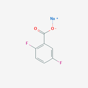 molecular formula C7H4F2NaO2 B1324550 Sodium 2,5-difluorobenzoate CAS No. 522651-42-9