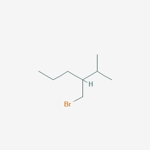 molecular formula C8H17Br B13245503 3-(Bromomethyl)-2-methylhexane 