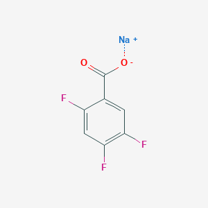 molecular formula C7H3F3NaO2 B1324551 Sodium 2,4,5-trifluorobenzoate CAS No. 522651-48-5