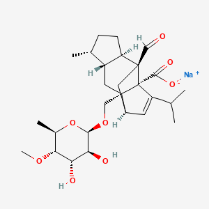 molecular formula C27H39NaO8 B1324554 Sordarin sodium 