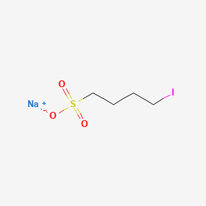 molecular formula C4H8INaO3S B1324555 sodium 4-iodobutane-1-sulfonate CAS No. 7671-49-0