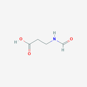 molecular formula C4H7NO3 B13245664 3-Formamidopropanoic acid 