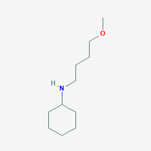 molecular formula C11H23NO B13245668 N-(4-methoxybutyl)cyclohexanamine 